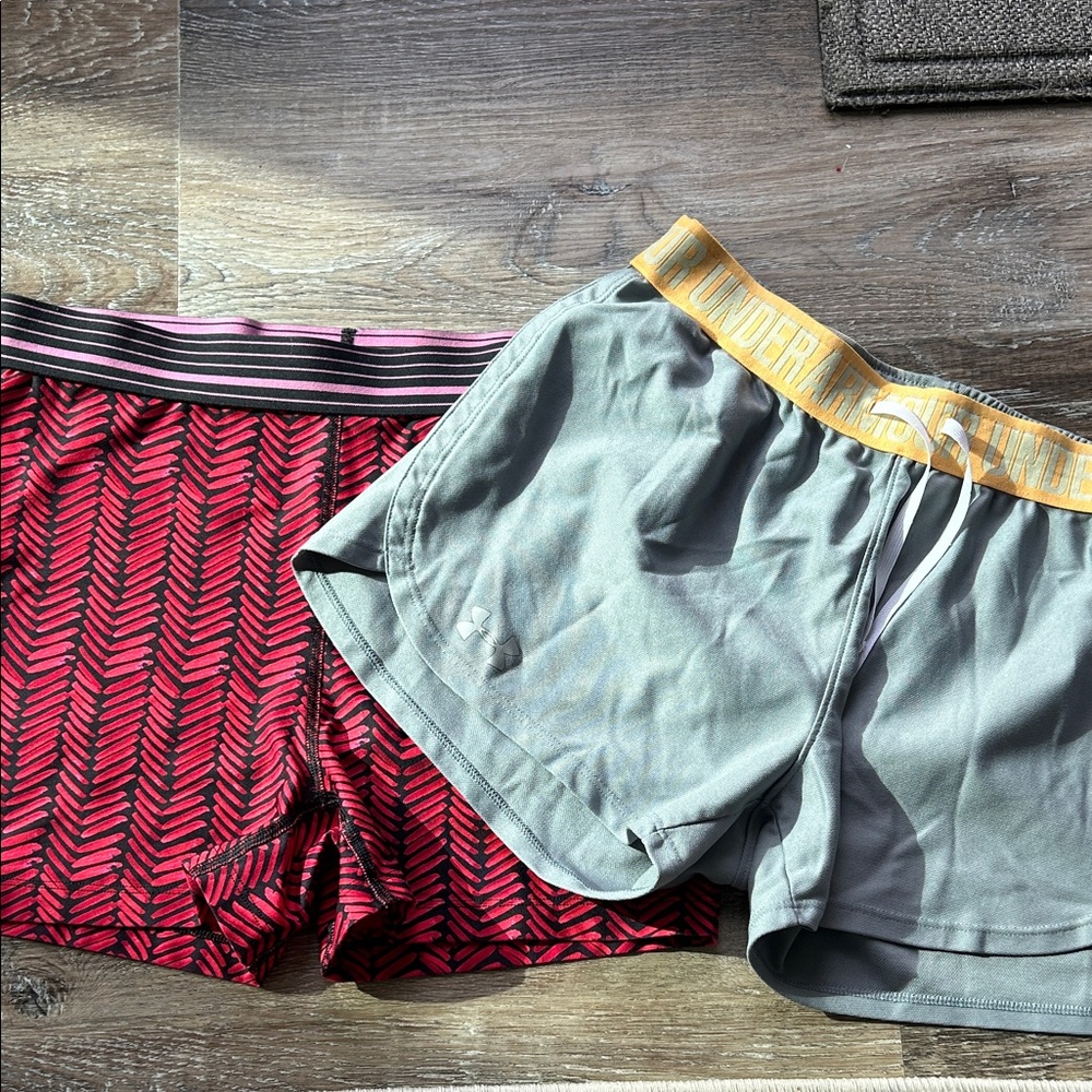 Underwear Short set - Red and Gray small